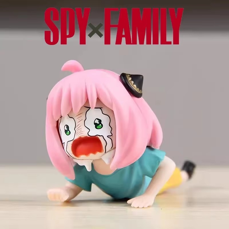 Anime Cosplay Anya - Crying Anya Figure Statue Anime Spy