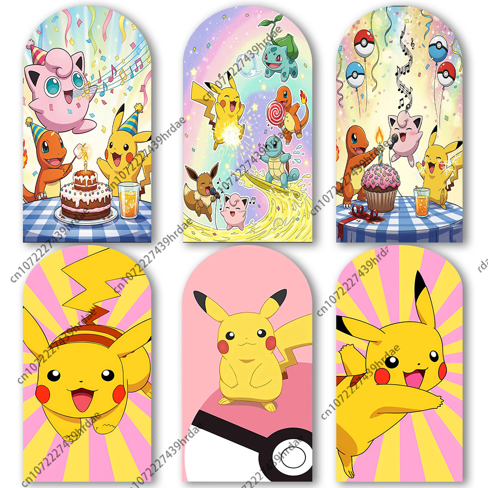 Anime Cosplay Pokemon - Pokemon Pikachu Backdrop Arch Cover Boy