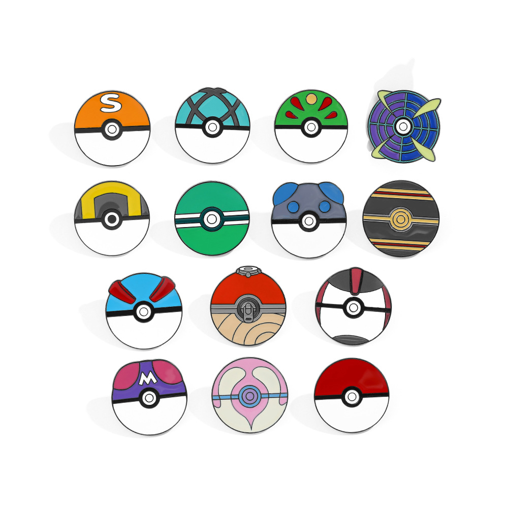 Anime Ball Cartoon Enamel Pins - огляд і ціна Anime Cosplay Pokemon