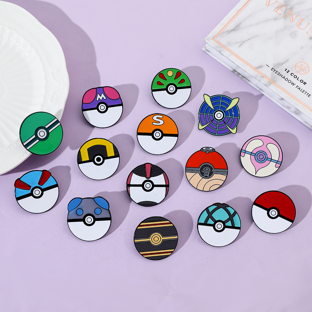 Anime Ball Cartoon Enamel Pins - огляд і ціна Anime Cosplay Pokemon