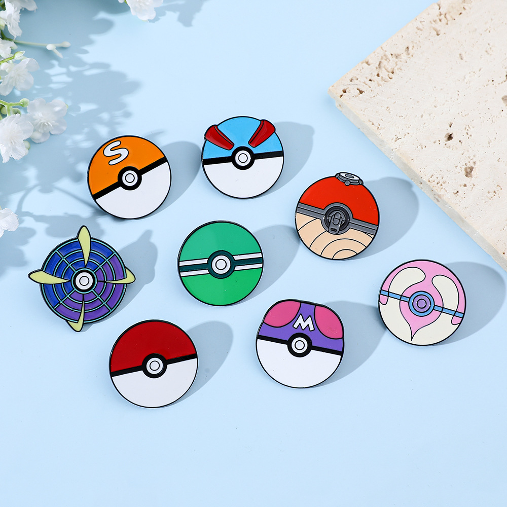 Anime Ball Cartoon Enamel Pins - огляд і ціна Anime Cosplay Pokemon