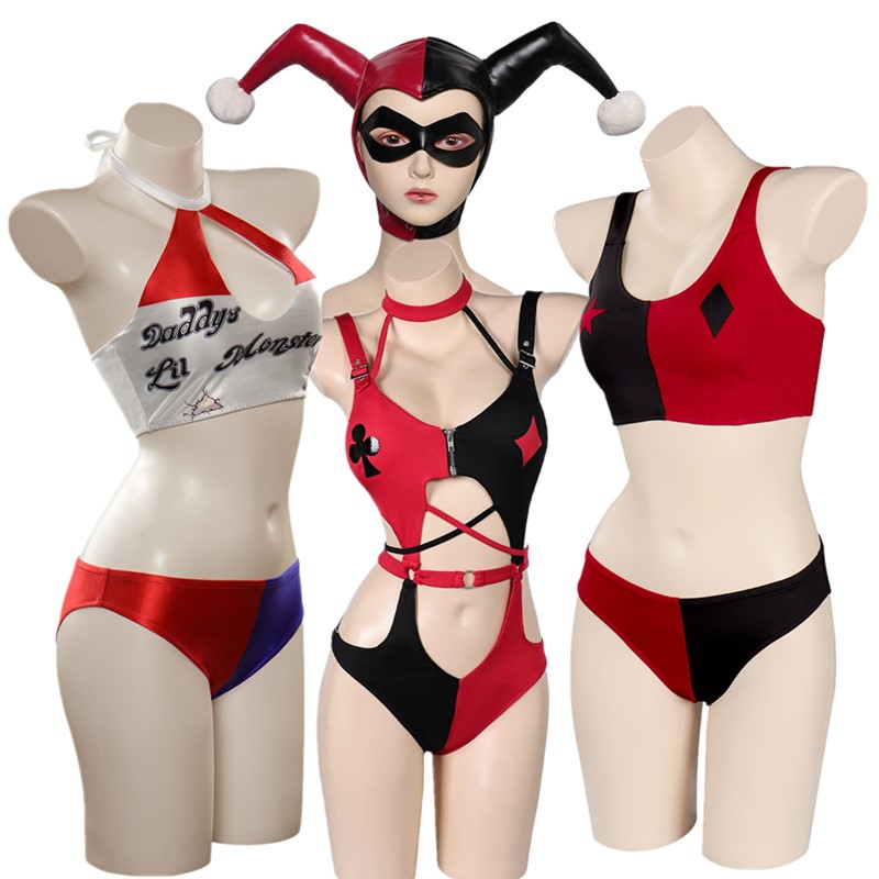 Quinzel Cosplay Sexy Lingerie  - огляд і ціна Anime Harley Quinn Cosplay