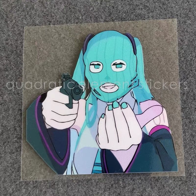 Miku Motorcycle Sticker Water  - огляд і ціна Cosplay Anime N