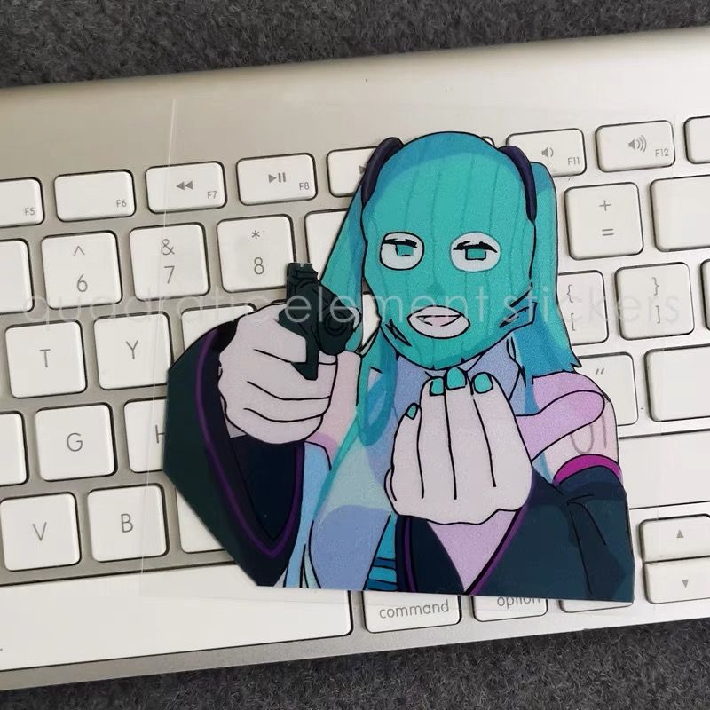 Miku Motorcycle Sticker Water  - огляд і ціна Cosplay Anime N