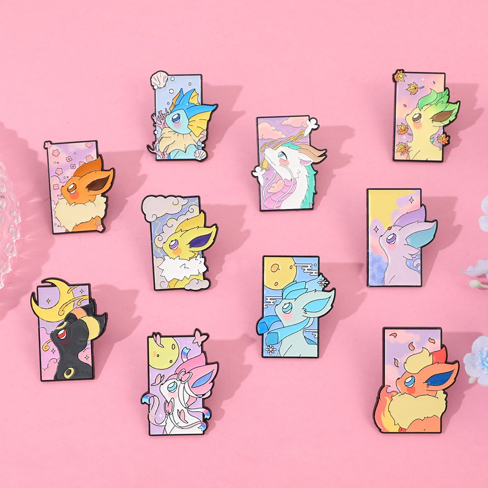 Anime Game Enamel Lapel Pins F - огляд і ціна Anime Cosplay Pokemon