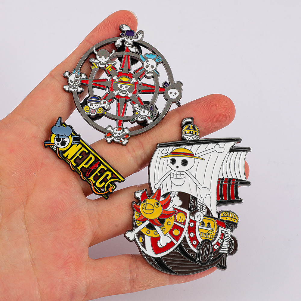 6Pcs Anime Enamel Pins Set Luf - огляд і ціна Anime Cosplay Luffy