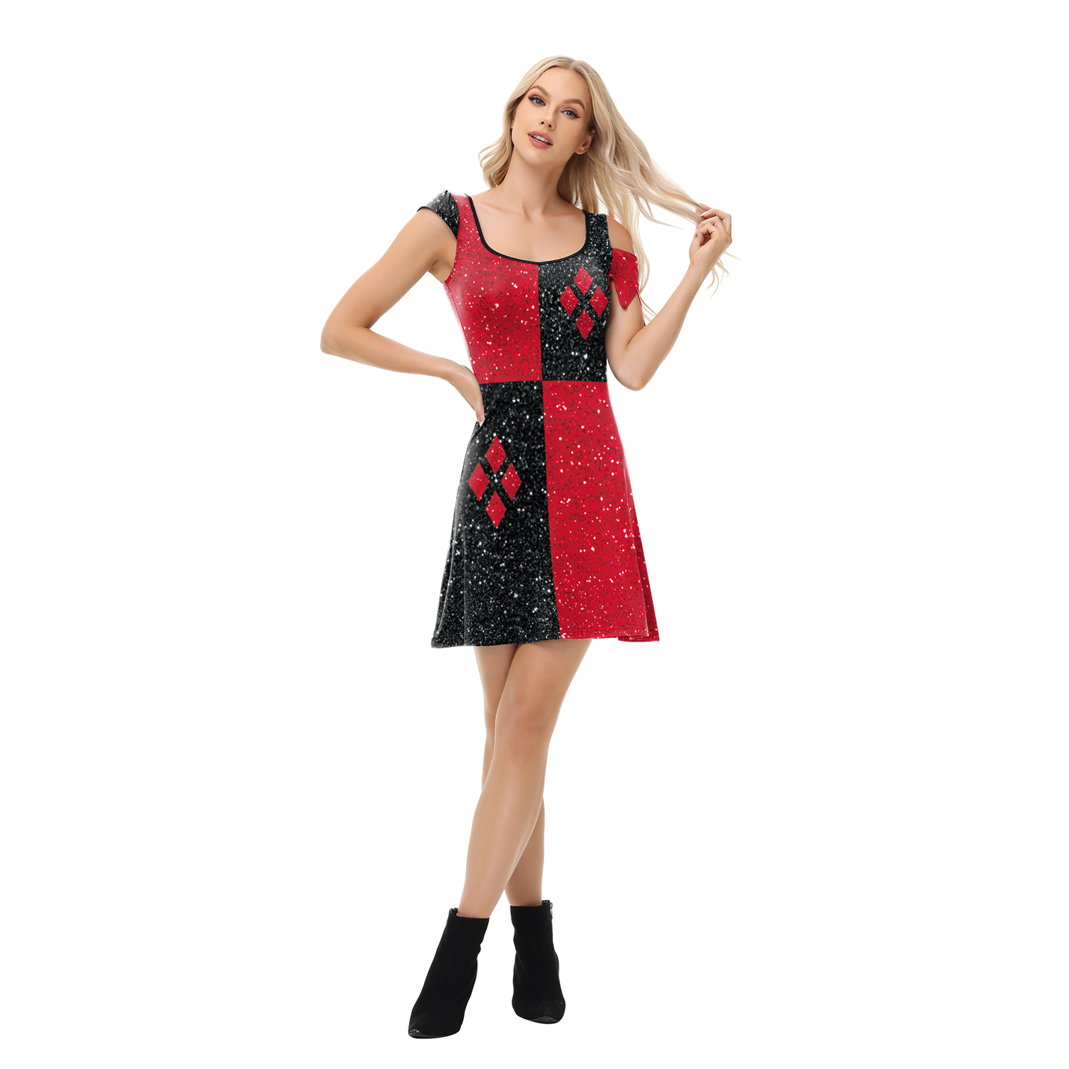 Zawaland Movie Clown Dress Hal - огляд і ціна Anime Harley Quinn Cosplay