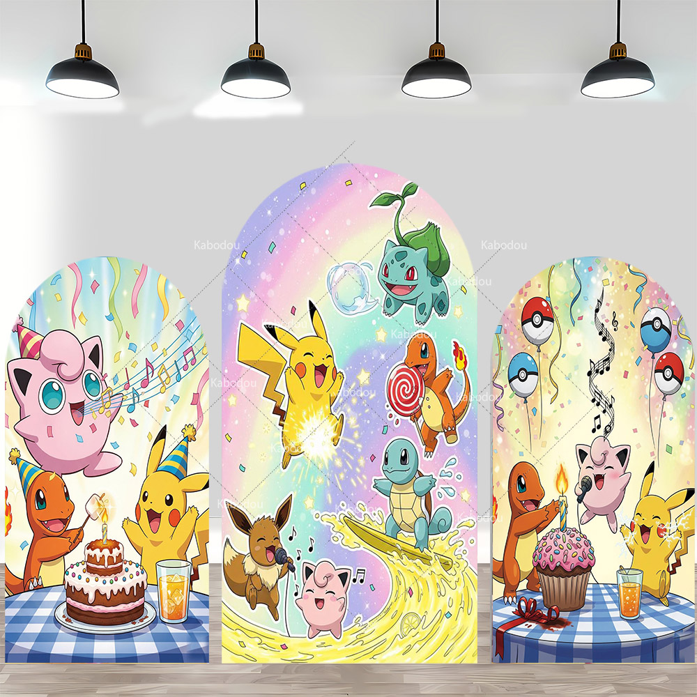 Pokemon Pikachu Backdrop Arch  - огляд і ціна Anime Cosplay Pokemon