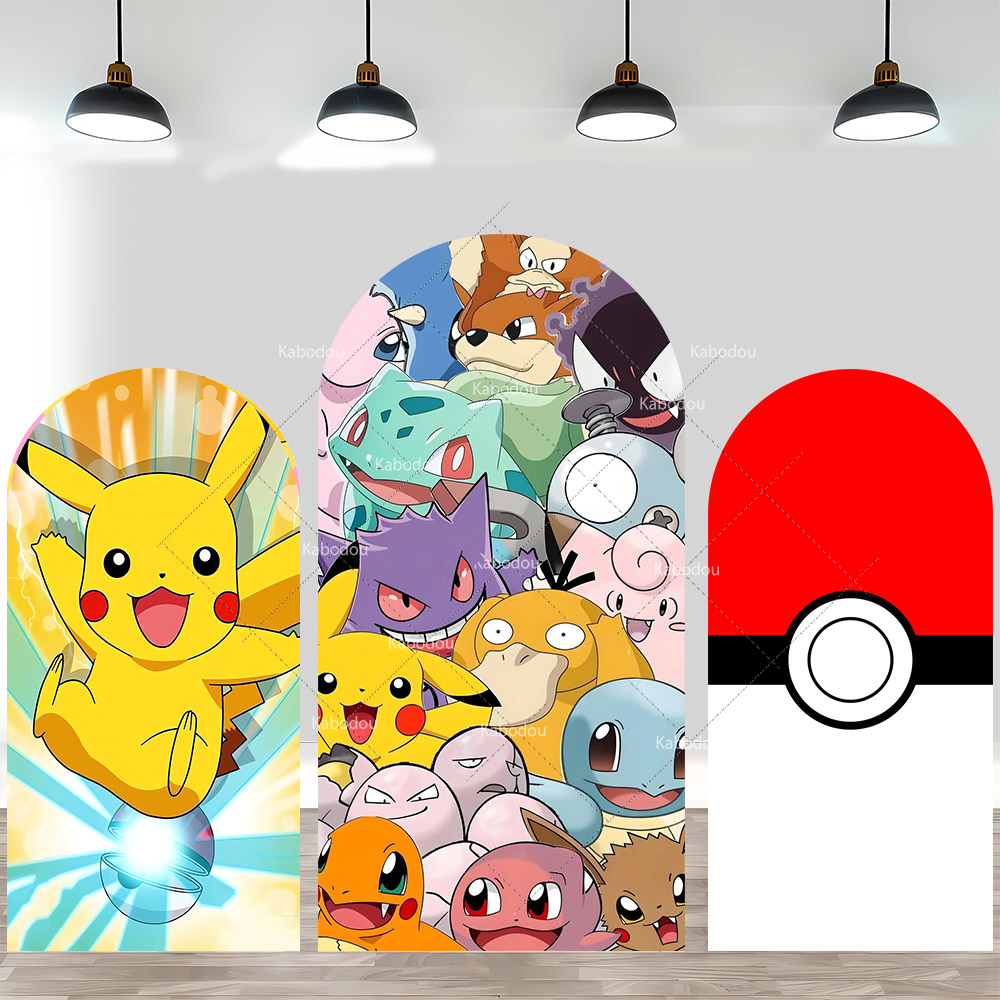 Pokemon Pikachu Backdrop Arch  - огляд і ціна Anime Cosplay Pokemon