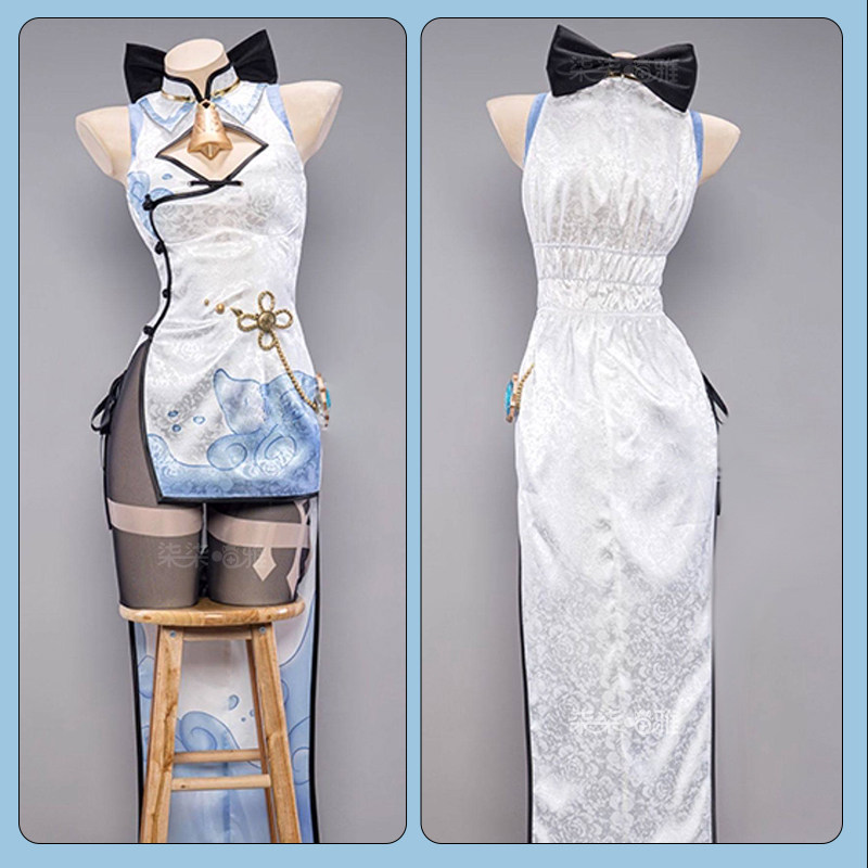 Genshin Impact Ganyu Cheongsam - огляд і ціна Anime Cosplay In Chinese