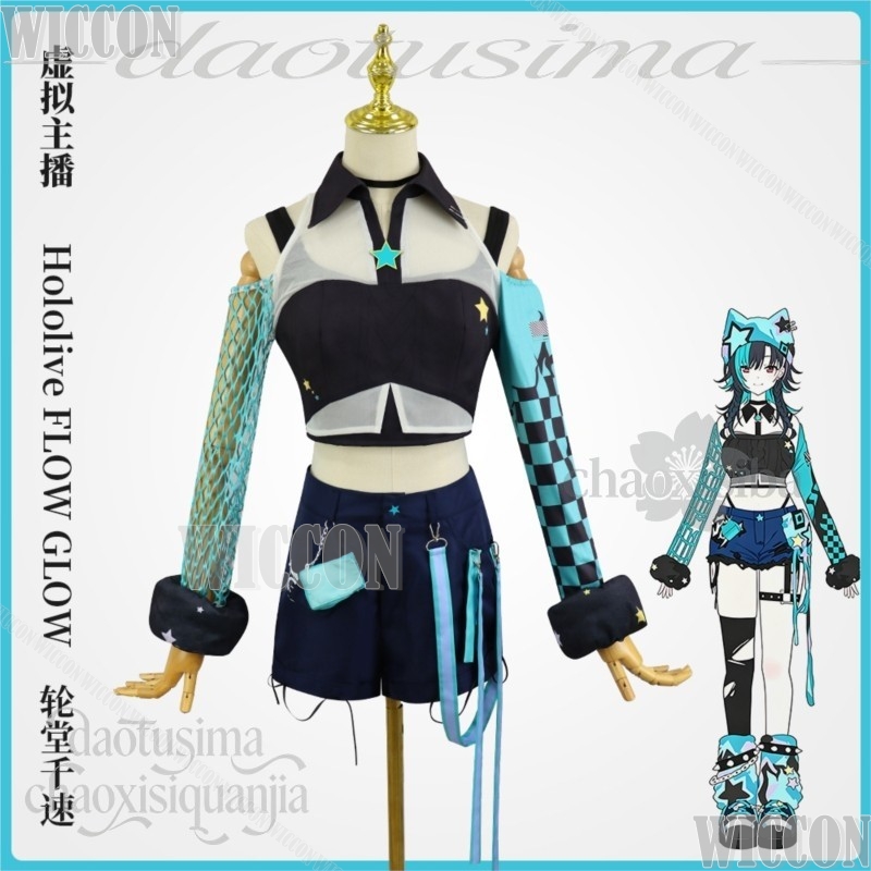 Hololive FLOW GLOW VTuber Cosp - огляд і ціна Anime Cosplay Youtube