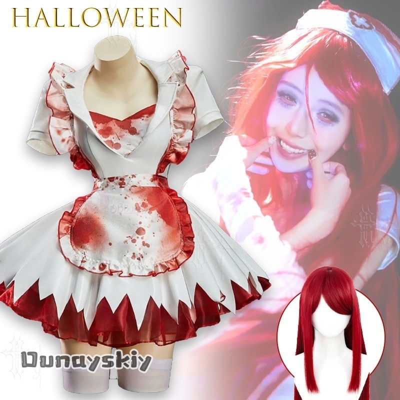 OHaYo%Bloody Nurse Fanart Hall - огляд і ціна Anime Cosplay Nurse