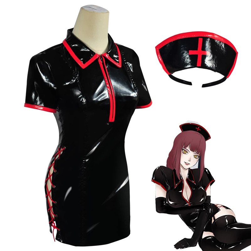 Anime Chainsaw Man Cosplay Cos - огляд і ціна Anime Cosplay Nurse
