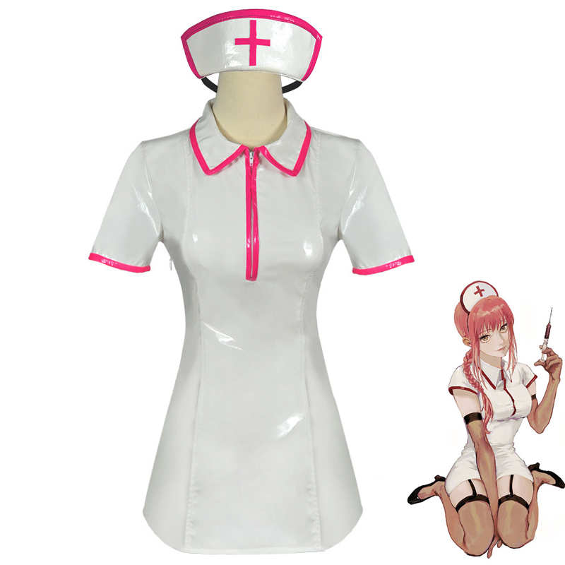 Anime Chainsaw Man Cosplay Cos - огляд і ціна Anime Cosplay Nurse