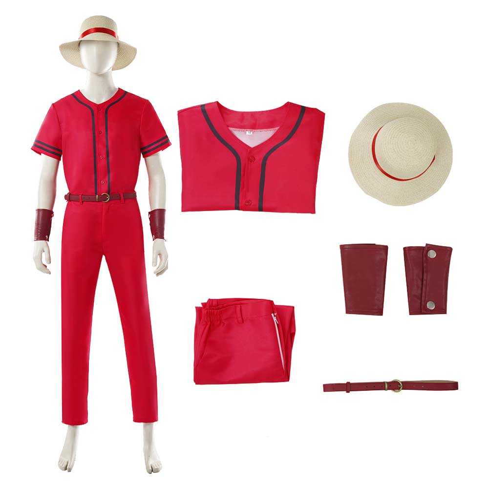 Adult Male Luffy Cosplay Costu - огляд і ціна Anime Cosplay Luffy
