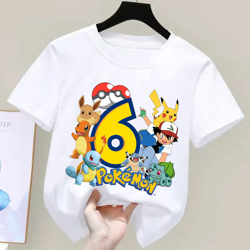 Pokemons Pikachu Kids T Shirts - огляд і ціна Anime Cosplay Pokemon