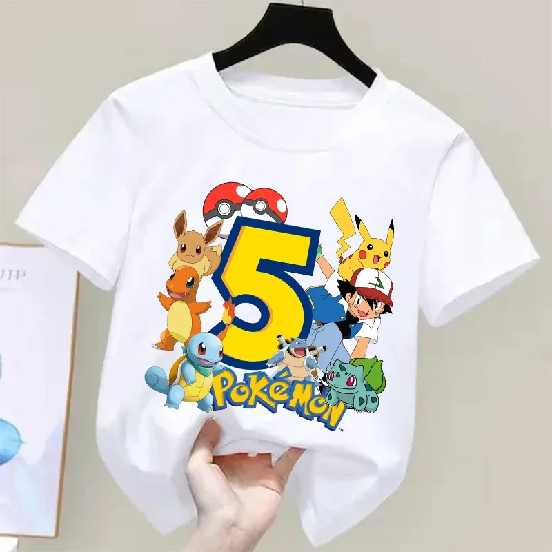 Pokemons Pikachu Kids T Shirts - огляд і ціна Anime Cosplay Pokemon
