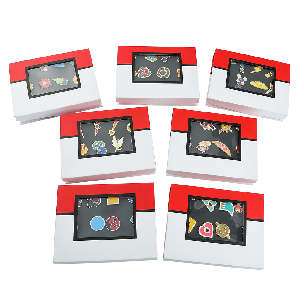 Pokemon Gym Badges Kanto Johto - огляд і ціна Anime Cosplay Pokemon